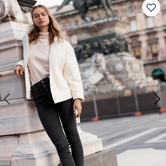 Madewell Boucle Bomber Jacket - Picture 8 of 8